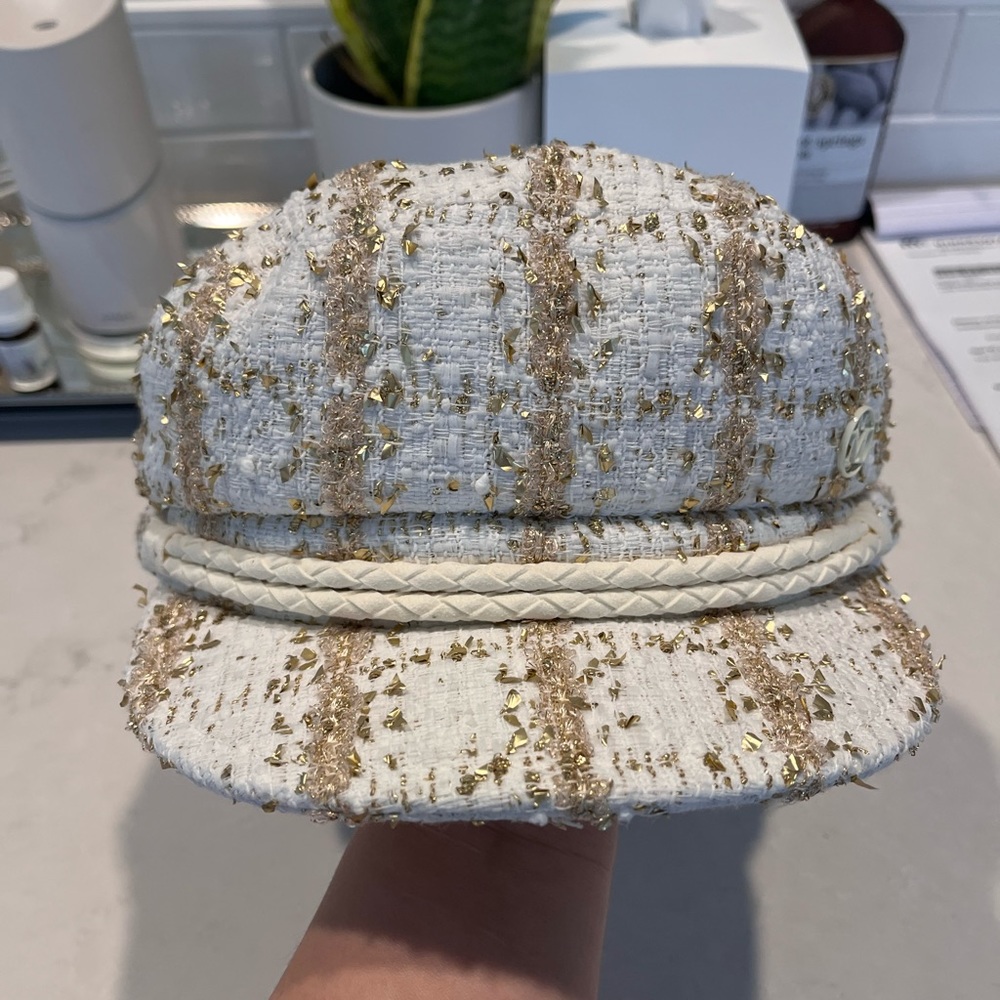 Maison Michel New Abby tweed hat